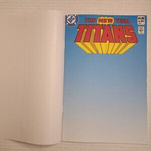 New Teen Titans #1 (2024) DC Comics, FACSIMILE BLANK Sketch Cover Variant, NM